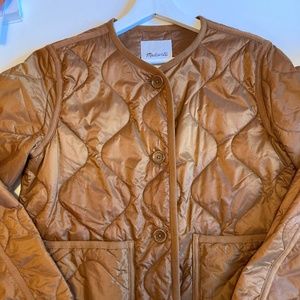 Copper quilted chore Jacket